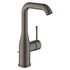 Vysoká umývadlová batéria Grohe Essence New s otočným ramienkom Brushed Hard Graphite 32628AL1