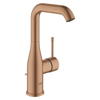 Vysoká umývadlová batéria Grohe Essence New s otočným ramienkom Brushed Warm Sunset 32628DL1