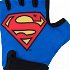 Warner Bros SUPERMAN Detské cyklistické rukavice, modrá, veľkosť