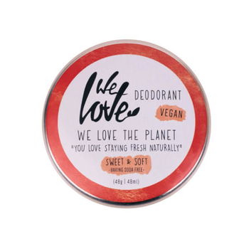 We Love the Planet Prírodný krémový dezodorant "Sweet & Soft " 48 g