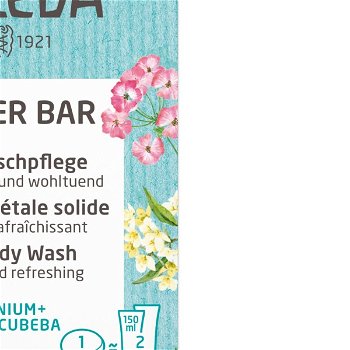Weleda Aromatické bylinkové mydlo Geranium + Litsea Cubeba (Shower Bar) 75 g