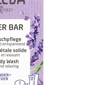 Weleda Levanduľové relaxačné mydlo Lavender + Vetiver (Shower Bar) 75 g