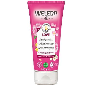 Weleda Rozmaznávajúci sprchový krém Aroma Shower Love (Pampering Creamy Body Wash) 200 ml