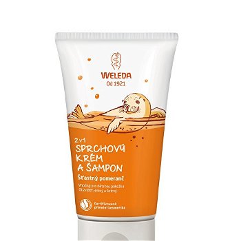 Weleda Sprchový krém a šampón 2 v 1 Šťastný pomaranč 150 ml