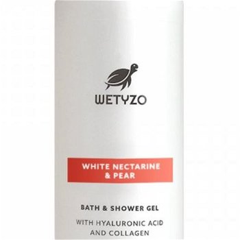 Wetyzo Sprchový gél White Nectarine & Pear s kyselinou hyalurónovou a kolagénom 400 ml