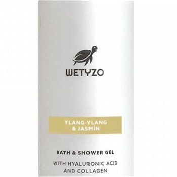 Wetyzo Sprchový gél Ylang-Ylang & Jazmín s kyselinou hyalurónovou a kolagénom 400 ml