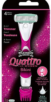 Wilkinson Sword Holiaci strojček pre ženy Wilkinson Quattro for Women Bikini