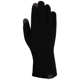 Willard WILLIS Pletené prstové rukavice, čierna, veľkosť