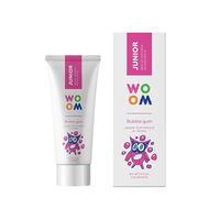 WOOM Detská zubná pasta Junior Bubble Gum (Junior Toothpaste 6+ Years) 50 ml