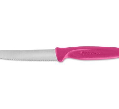 Wüsthof Univerzálny nôž WÜSTHOF 10cm vrúbkované ostrie, ružový