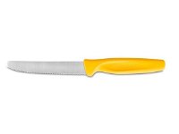 Wüsthof Univerzálny nôž WÜSTHOF 10cm vrúbkované ostrie, žltý