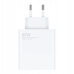 Xiaomi MDY-14-EW USB-A 67W Cestovní Nabíječka White (Bulk)