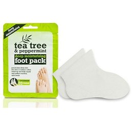 XPel Hydratačný ponožky na nohy Tea Tree & Peppermint (Deep Moisturising Foot Pack) 1 pár