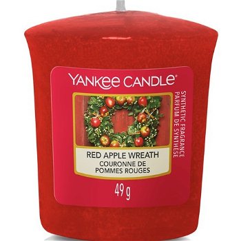 Yankee Candle Aromatická votívna sviečka Red Apple Wreath 49 g