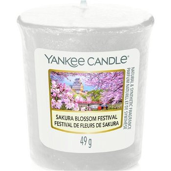 Yankee Candle Aromatická votívna sviečka Sakura Blossom Festival 49 g
