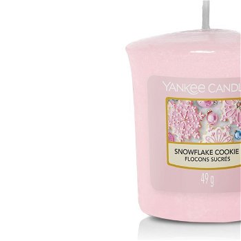 Yankee Candle Aromatická votívna sviečka Snowflake Cookie 49 g