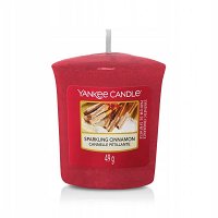 Yankee Candle Aromatická votívna sviečka Sparkling Cinnamon 49 g