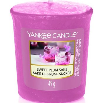 Yankee Candle Aromatická votívna sviečka Sweet Plum Sake 49 g
