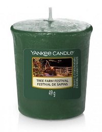 Yankee Candle Aromatická votívna sviečka Tree Farm Festival 49 g