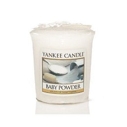Yankee Candle Aromatická votívny sviečka Baby Powder 49 g