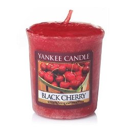 Yankee Candle Aromatická votívny sviečka Black Cherry 49 g