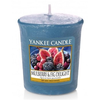 Yankee Candle Aromatická votívny sviečka Mulberry & Fig Delight 49 g
