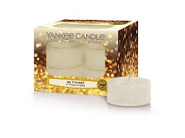 Yankee Candle Aromatické čajové sviečky All is Bright 12 x 9,8 g