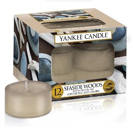 Yankee Candle Aromatické čajové sviečky Seaside Woods 12 x 9,8 g