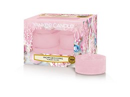 Yankee Candle Aromatické čajové sviečky Snowflake Cookie 12 x 9,8 g