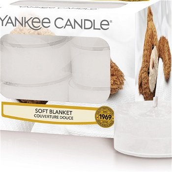 Yankee Candle Aromatické čajové sviečky Soft Blanket 12 x 9,8 g