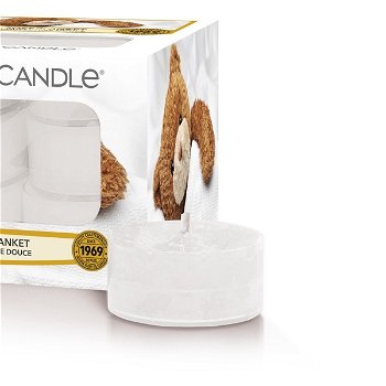 Yankee Candle Aromatické čajové sviečky Soft Blanket 12 x 9,8 g