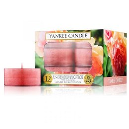 Yankee Candle Aromatické čajové sviečky Sun-Drenched Apricot Rose 12 x 9,8 g