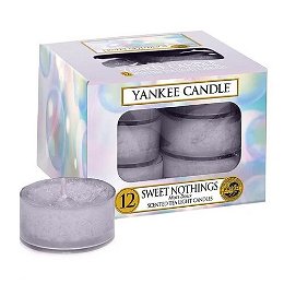 Yankee Candle Aromatické čajové sviečky Sweet Nothings 12 x 9,8 g