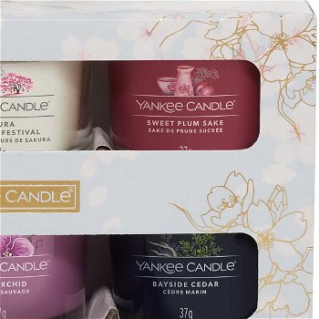 Yankee Candle Darčeková sada votívnych sviečok v skle Sakura Blossom 6 x 37 g