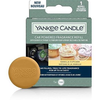 Yankee Candle Náplň do difuzéra do zásuvky auta Car Powered Vanilla Cupcake 1 ks