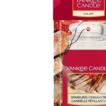 Yankee Candle Papierová visačka do auta Sparkling Cinnamon 1 ks