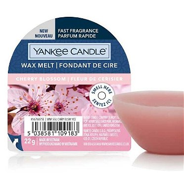 Yankee Candle Vonný vosk Cherry Blossom (New Wax Melt) 22 g