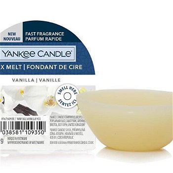 Yankee Candle Vonný vosk Vanilla (New Wax Melt) 22 g