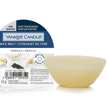 Yankee Candle Vonný vosk Vanilla (New Wax Melt) 22 g