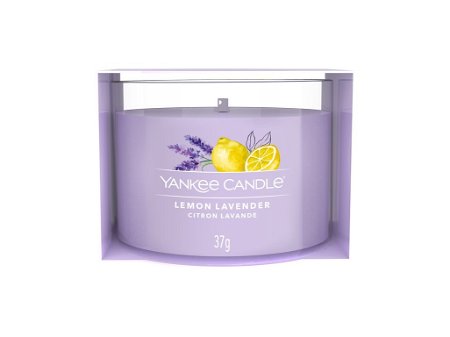 Yankee Candle Votívna sviečka v skle Lemon Lavender 37 g