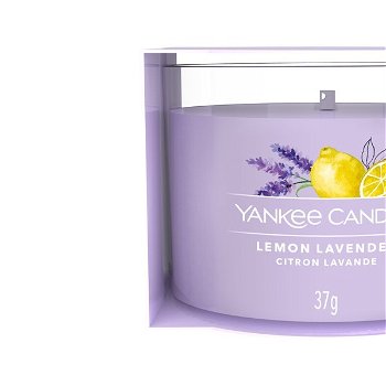 Yankee Candle Votívna sviečka v skle Lemon Lavender 37 g