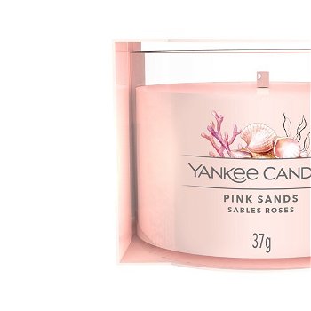 Yankee Candle Votívna sviečka v skle Pink Sands 37 g