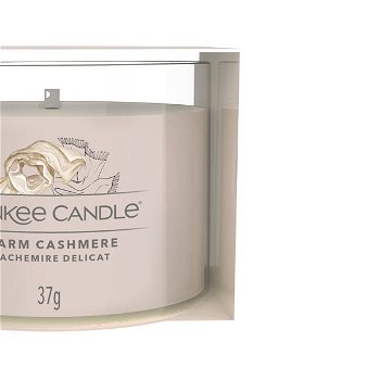 Yankee Candle Votívna sviečka v skle Warm Cashmere 37 g
