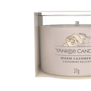 Yankee Candle Votívna sviečka v skle Warm Cashmere 37 g