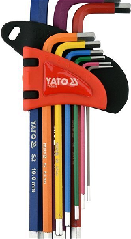 Yato Sada kľúčov IMBUS 1,5-10mm 9ks YT-05631