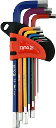 Yato Sada kľúčov IMBUS 1,5-10mm 9ks YT-05631