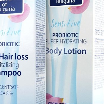 Yogurt of Bulgaria Kozmetický set Probiotikum - telové mlieko, šampón, sprchový gél, balzam na pery