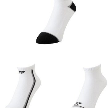 Yonex SOCKS ASSORTED 3KS Ponožky, biela, veľkosť