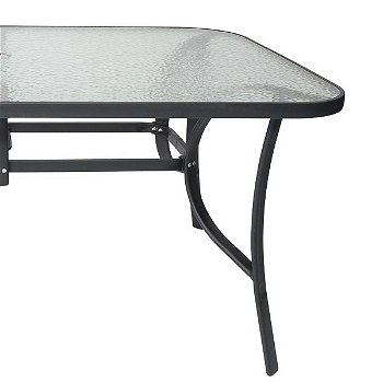Záhradný stôl L150 - čierna
