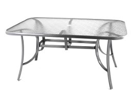 Záhradný stôl Mosler - tmavosivá